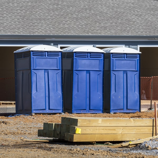 can i customize the exterior of the portable toilets with my event logo or branding in Le Sueur